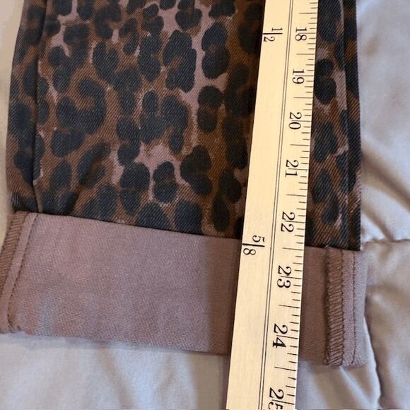 NEW! One Teaspoon Bronze Leopard Shabbies Drawstring Elastic Waist Size XS - Picture 12 of 13